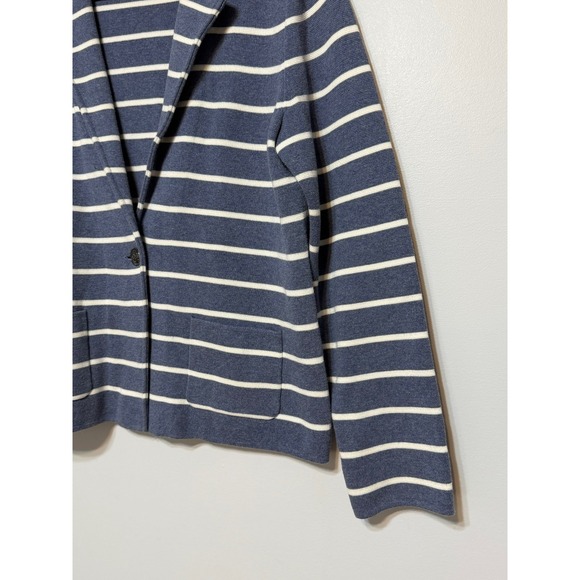 Talbots Old Money Preppy Knit Blazer Sweater Women Size L Quiet Luxury Soft Girl - Picture 4 of 7
